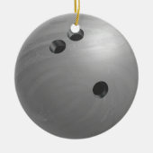 Ornement En Céramique Bowling Ball Grey (Devant)