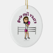 Ornement En Céramique Boxe rose pâle (Droite)