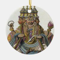 Brahma, un dieu indou de création, du 'voyage aux.