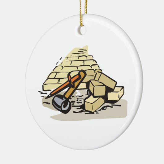 ORNEMENT EN CÉRAMIQUE BRICK MASONRY (Gauche)