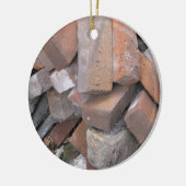 Ornement En Céramique Briques (Gauche)