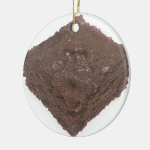 Ornement En Céramique Brownie au chocolat