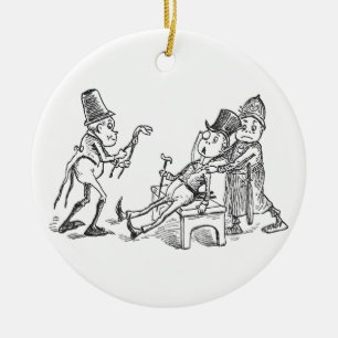 Ornement En Céramique "brownie" tirant des dents