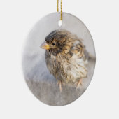 Ornement En Céramique Bruant - Météo Prévision Épique Échec (Droite)