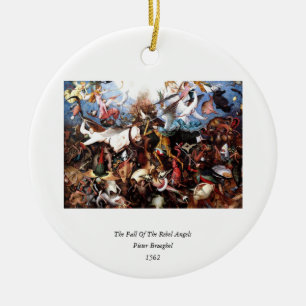 Ornement En Céramique Bruegel's "The Fall Of The Rebel Angels" (1562)