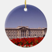 Ornement En Céramique Buckingham Palace, fleurs de Londres, Angleterre (Dos)