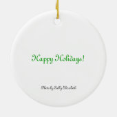 Ornement En Céramique Bucky l'ornement de chat (Dos)