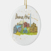 Ornement En Céramique Buenos Aires (Droite)