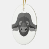 Ornement En Céramique Buffalo d'eau de bande dessinée (Gauche)