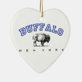 Ornement En Céramique Buffalo, NY - bison (Droite)