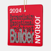 Ornement En Céramique Builder Extraordinaire (Gauche)