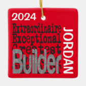 Ornement En Céramique Builder Extraordinaire (Devant)