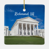 Ornement En Céramique Building du Capitole de Virginie (Dos)