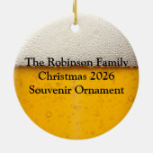 Ornement En Céramique Bulles de bière - Gros plan (Dos)