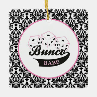 Ornement En Céramique Bunco Babe Christmas Ornament