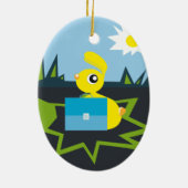 Ornement En Céramique Bunny Sunny (Dos)