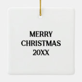 Ornement En Céramique Burlington, Vermont Comic Style Art (Dos)