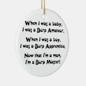 Ornement En Céramique Burp Master (Droite)