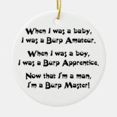 Ornement En Céramique Burp Master (Devant)