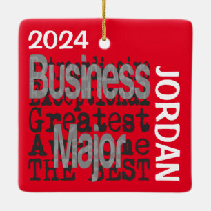 Ornement En Céramique Business Major Extraordinaire CUSTOM