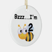 Ornement En Céramique Buzz Bumblebee 2e Anniversaire T-shirts et cadeaux (Droite)