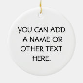 Ornement En Céramique Buzz Bumblebee 2e Anniversaire T-shirts et cadeaux (Dos)