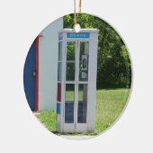 Ornement En Céramique Cabine téléphonique (Gauche)