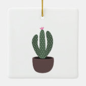 Ornement En Céramique Cactus en pot (Dos)
