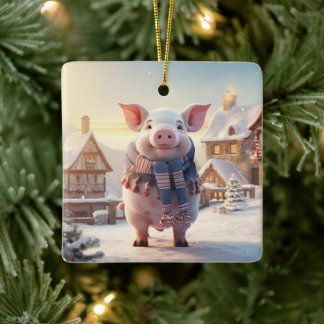 Ornement En Céramique Cadeau Amoureux des animaux, Cadeau d'amateur de f