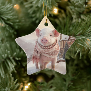 Ornement En Céramique Cadeau Amoureux des animaux, Cadeau d'amateur de f