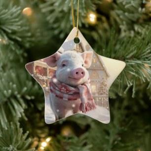Ornement En Céramique Cadeau Amoureux des animaux, Cadeau d'amateur de f