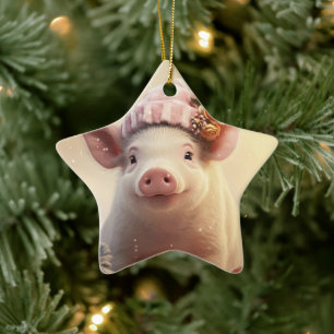 Ornement En Céramique Cadeau Amoureux des animaux, Cadeau d'amateur de f