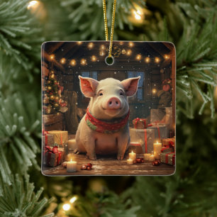 Ornement En Céramique Cadeau Amoureux des animaux, Cadeau d'amateur de f