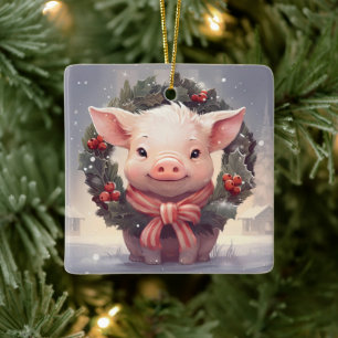 Ornement En Céramique Cadeau Amoureux des animaux, Cadeau d'amateur de f