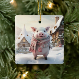 Ornement En Céramique Cadeau Amoureux des animaux, Cadeau d'amateur de f