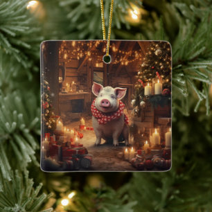 Ornement En Céramique Cadeau Amoureux des animaux, Cadeau d'amateur de f