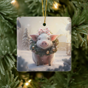 Ornement En Céramique Cadeau Amoureux des animaux, Cadeau d'amateur de f