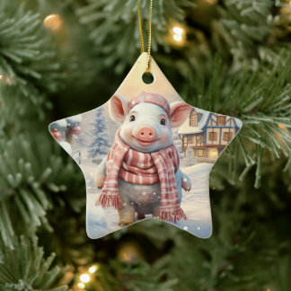 Ornement En Céramique Cadeau Amoureux des animaux, Cadeau d'amateur de f