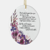 Ornement En Céramique Cadeau d'appréciation de professeur (Droite)