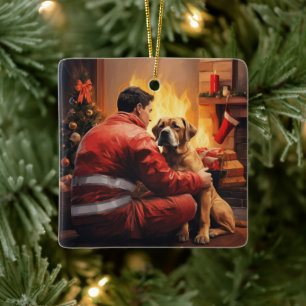 Ornement En Céramique Cadeau de boîte, Cadeau pour animaux domestiques, 