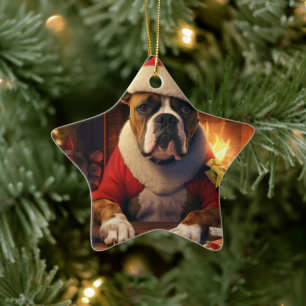 Ornement En Céramique Cadeau de boîte, Cadeau pour animaux domestiques, 