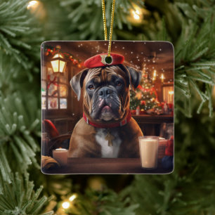 Ornement En Céramique Cadeau de boîte, Cadeau pour animaux domestiques, 