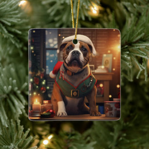 Ornement En Céramique Cadeau de boîte, Cadeau pour animaux domestiques, 