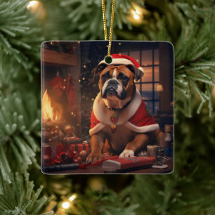 Ornement En Céramique Cadeau de boîte, Cadeau pour animaux domestiques,