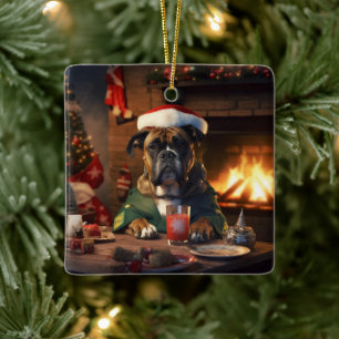 Ornement En Céramique Cadeau de boîte, Cadeau pour animaux domestiques,