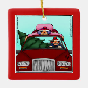 Ornement En Céramique Cadeau de Noël Hilarié