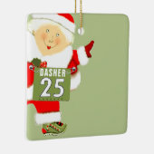 Ornement En Céramique Cadeau de vacances Runner (Droite)
