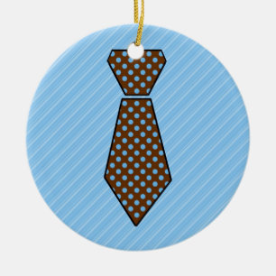 Ornement En Céramique Cadeaux de Cravates de Fêtes des pères personnal