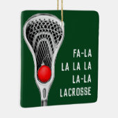 Ornement En Céramique Cadeaux de vacances Lacrosse (Droite)