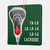 Ornement En Céramique Cadeaux de vacances Lacrosse (Gauche)